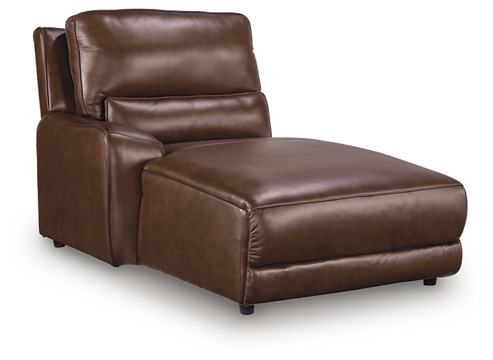DeepWakes Power Reclining Sectional with Chaise - Furniture House (Dover,NJ)