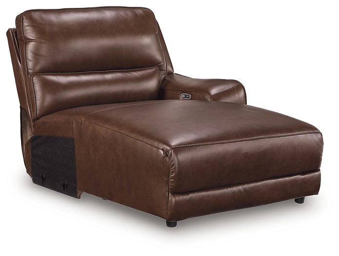 DeepWakes Power Reclining Sectional with Chaise - Furniture House (Dover,NJ)