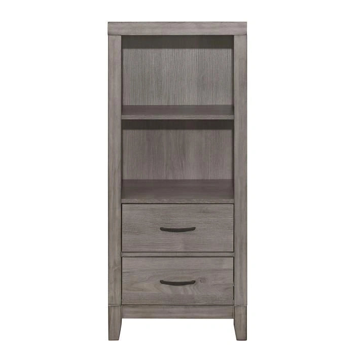 Woodrow Pier/Tower Nightstand in Gray 2042NB-10