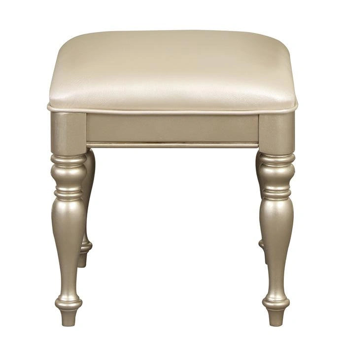Antoinetta Vanity Stool in Champagne Wood 1919NC-14