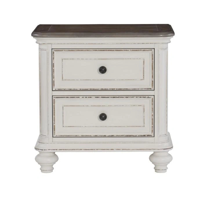 Baylesford Nightstand in Two Tone 1624W-4