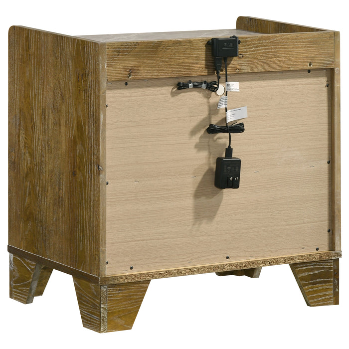 Henderson Nightstand with LED Lighting - Furniture House (Dover,NJ)