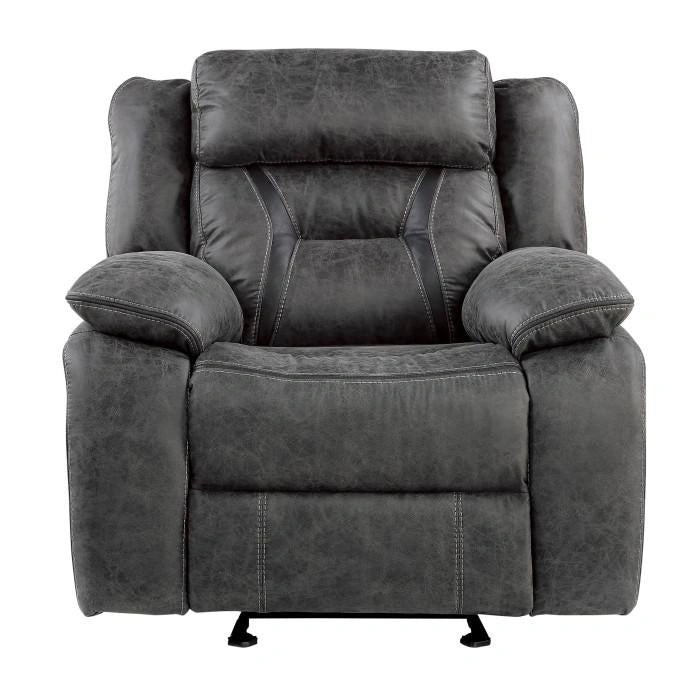 Madrona Hill Glider Reclining Chair in Gray 9989GY-1