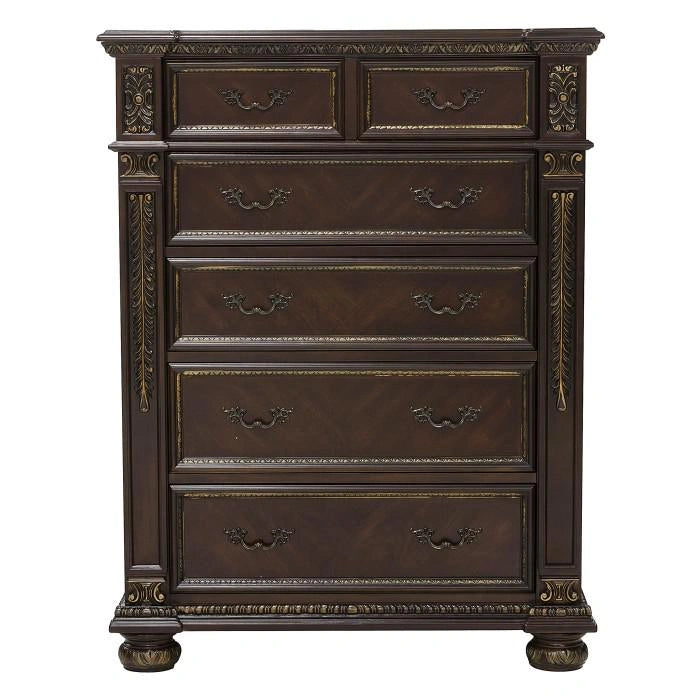 Catalonia 5 Drawer Chest in Cherry 1824-9