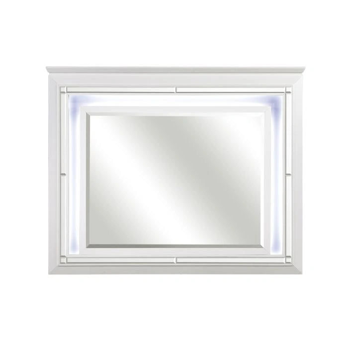 Allura Mirror in White 1916W-6